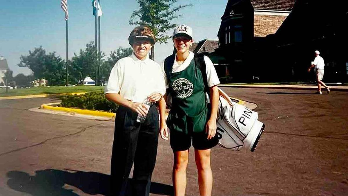  The author, right, in her days as an amateur looper. | Katie Bakken 