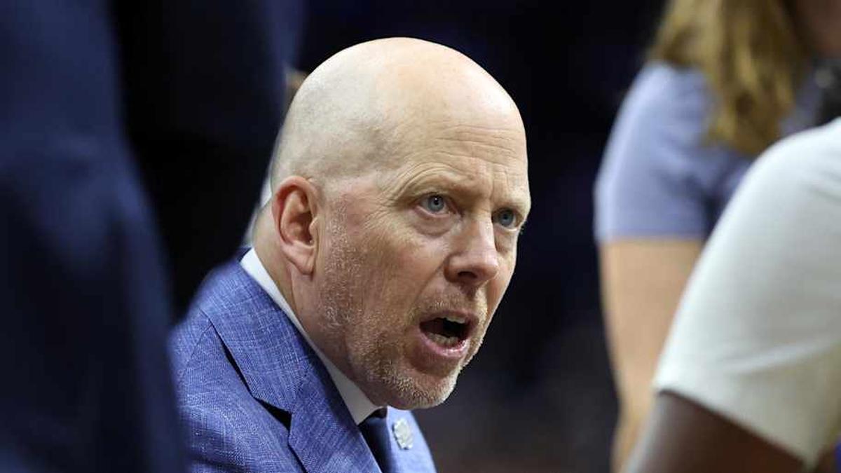  Mar 20, 2026; Philadelphia, PA, USA; UCLA Bruins head coach Mick Cronin in the second half during a first round game of the men's 2026 NCAA Tournament at Xfinity Mobile Arena. Mandatory Credit: Bill Streicher-Imagn Images | Bill Streicher-Imagn Images 