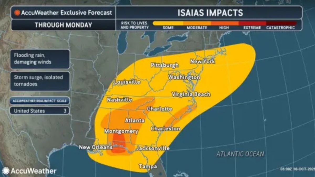 Isaias remnants prompts high wind advisory, flood watch for Western NC 