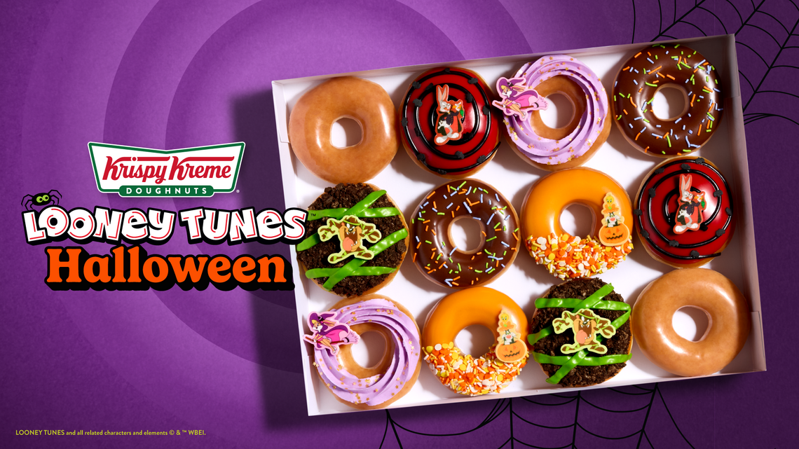 Krispy Kreme Launches Whimsical, First-Ever Looney Tunes Doughnuts for Halloween 