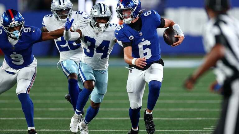 Giants control ball, take down Cowboys in season opener