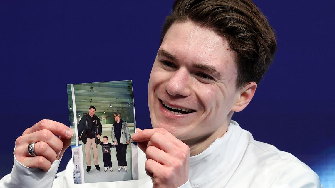 How Figure Skater Maxim Naumov Honored His Late Parents in Olympic Debut 
