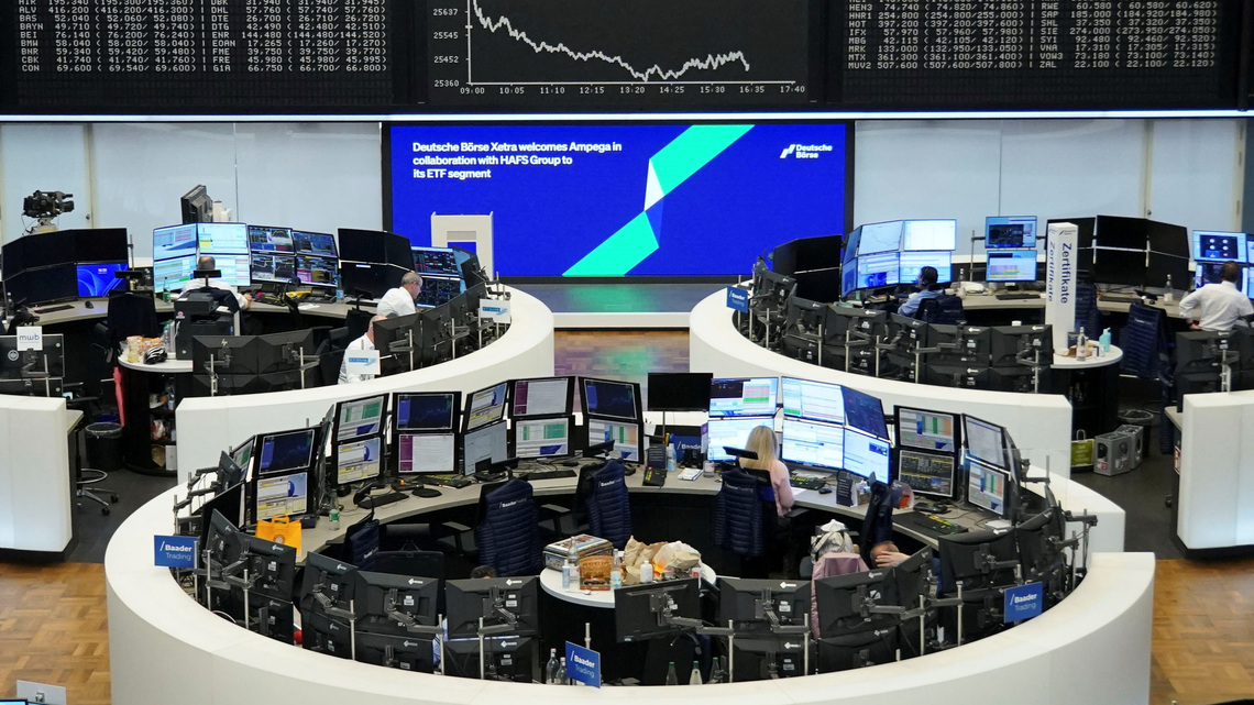 European shares slip as oil rises; Trump-Xi talks eyed 
