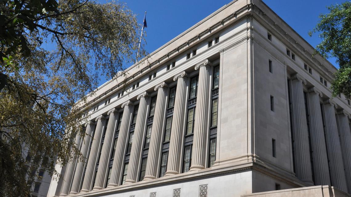 The Supreme Court of Virginia in Richmond, Virginia. The court has scheduled oral arguments for Monday, April 27, 2026, over a challenge to the validity of the redistricting referendum, the latest step in a fast-moving court battle over the commonwealth’s congressional map.(Dreamstime/TNS)
