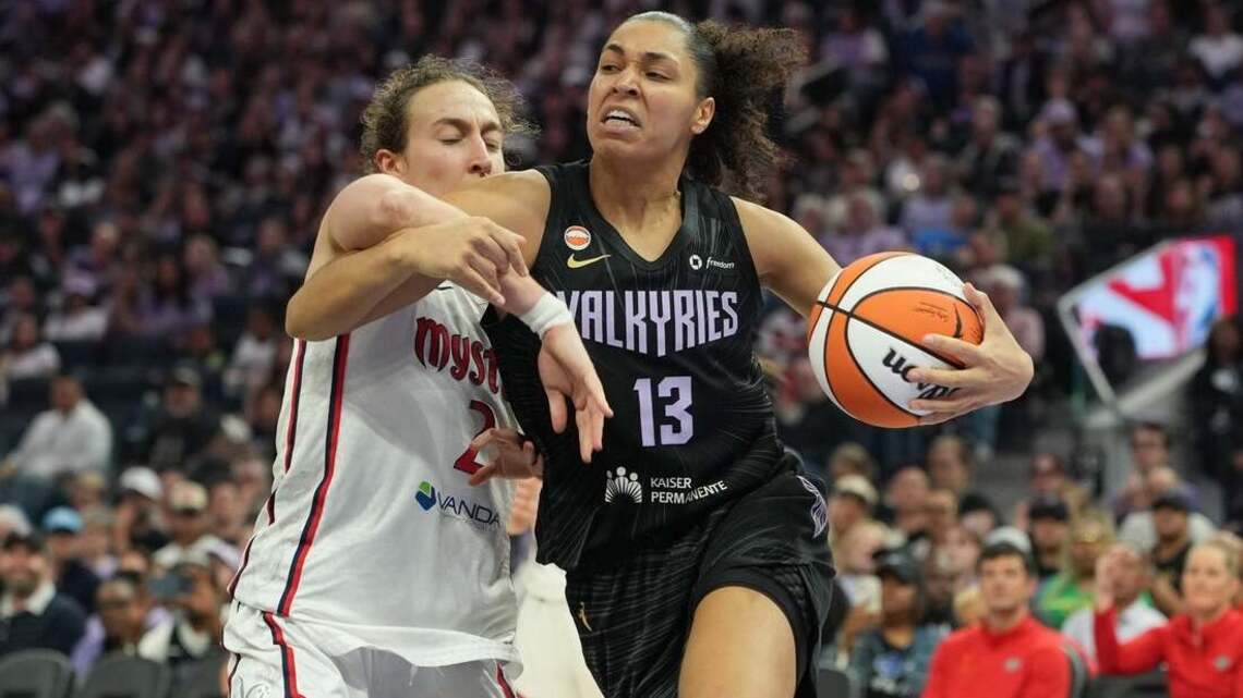 Gabby Williams scores 18 as Valkyries top Mystics for 9th straight win 
