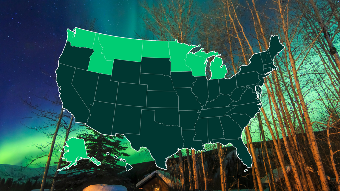 Map Reveals States That Could See Northern Lights This Weekend
