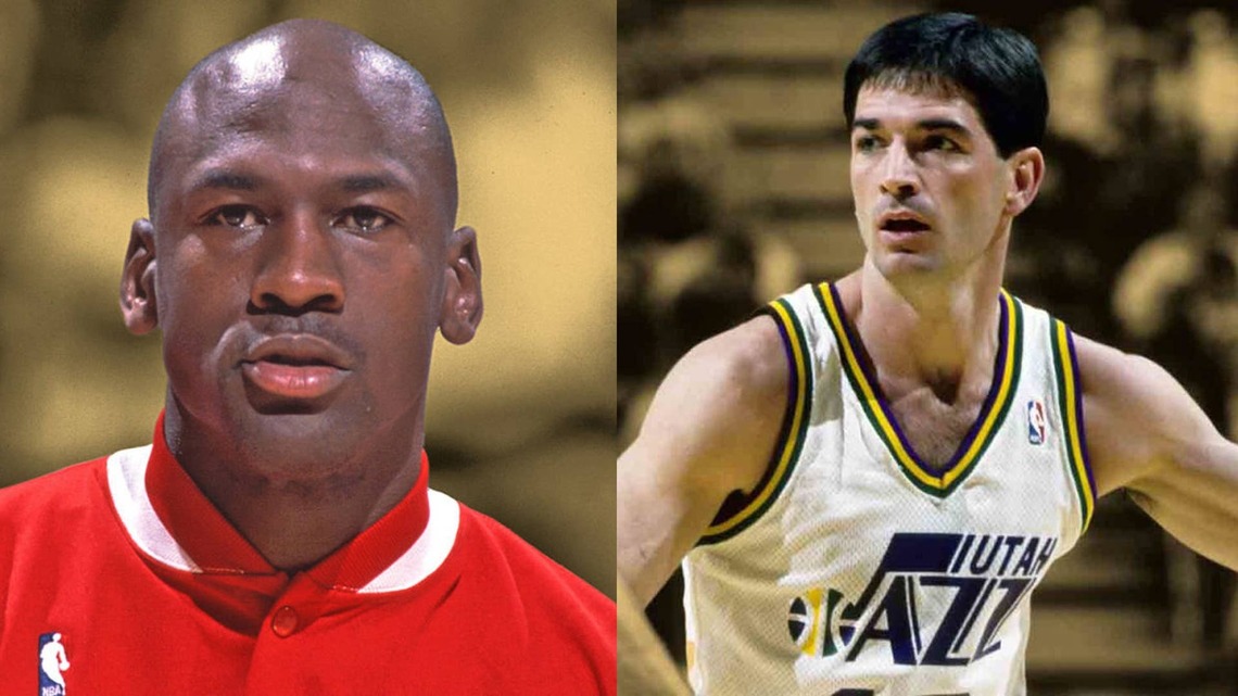 "He's not afraid to take the big shot or make the big play" - Michael Jordan raved about John Stockton's gutsiness during the '97 NBA Finals 