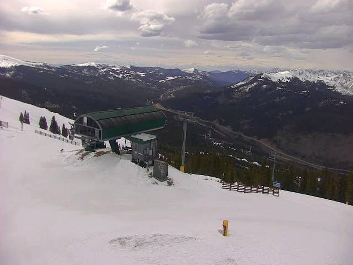 Copper Mountain Excelerator webcam, April 16, 2026. 