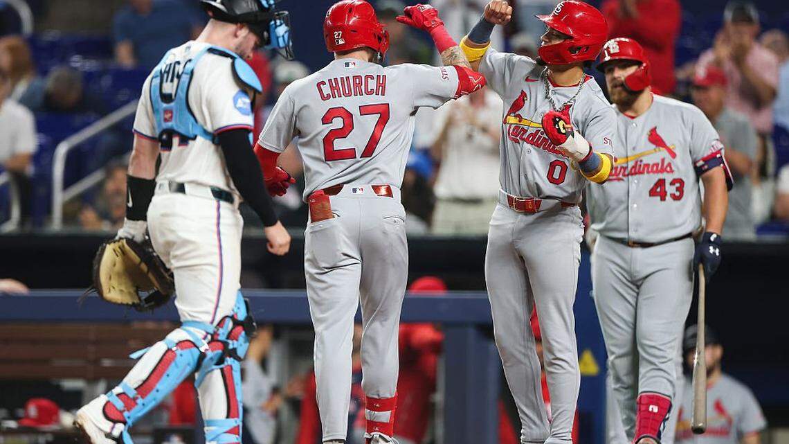 Cardinals down Marlins behind Nathan Church's homer 