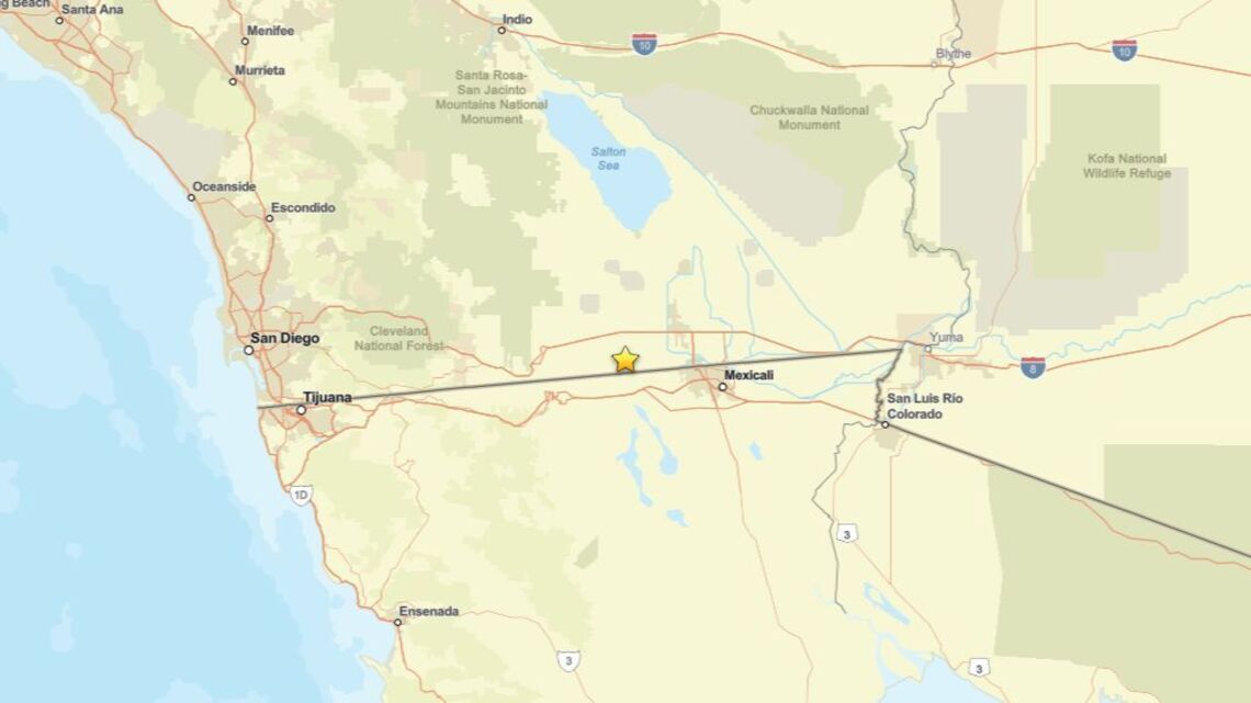 Update: 2.2 magnitude earthquake shakes close to Progreso, B.C., CA on Sept. 1 