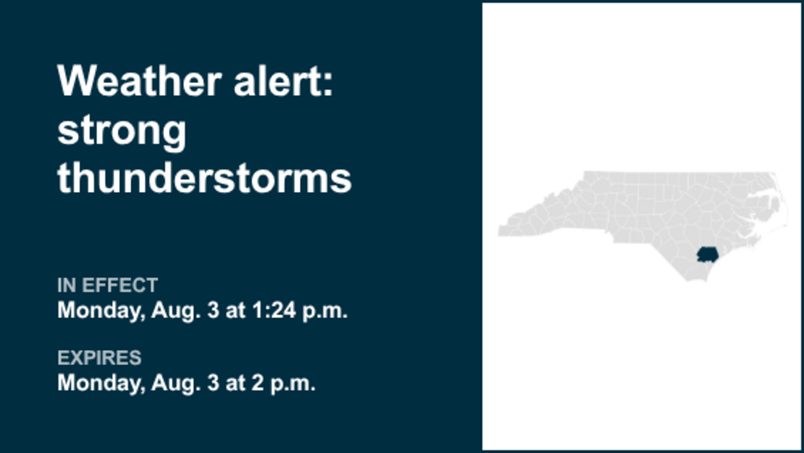 Weather alert for Inland Pender Monday afternoon - gusts could peak at 40 mph 