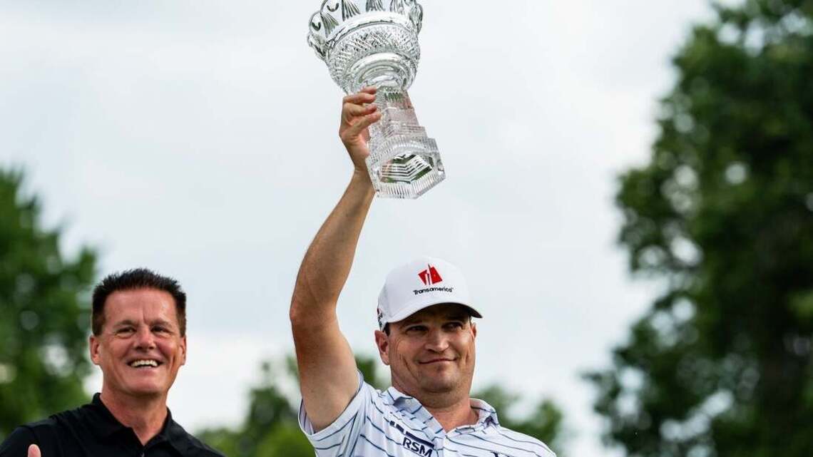 Zach Johnson wins Kaulig by 6 for first senior major crown 