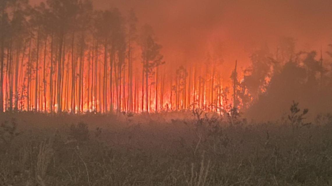 Wildfires in Georgia burn thousands of acres amid extreme drought
