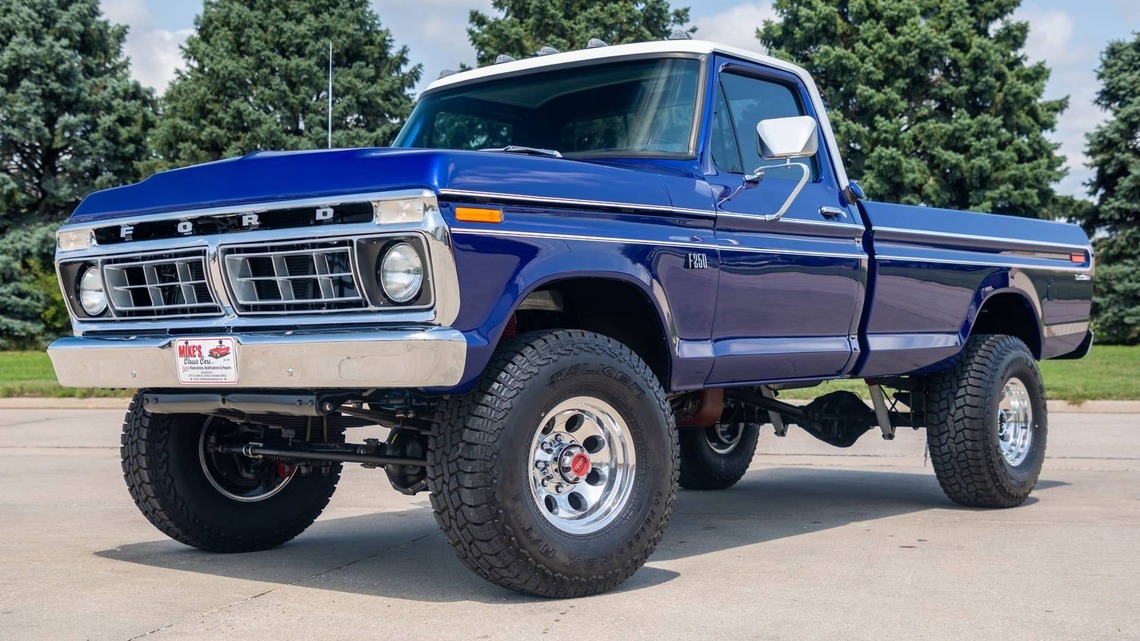 1976 Ford F-250 Custom Highboy 4x4 For Sale With 454 Miles on the Build