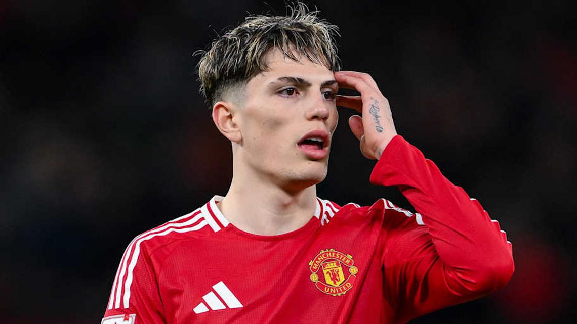  Alejandro Garnacho left Man Utd in the summer. | IMAGO/News Images 