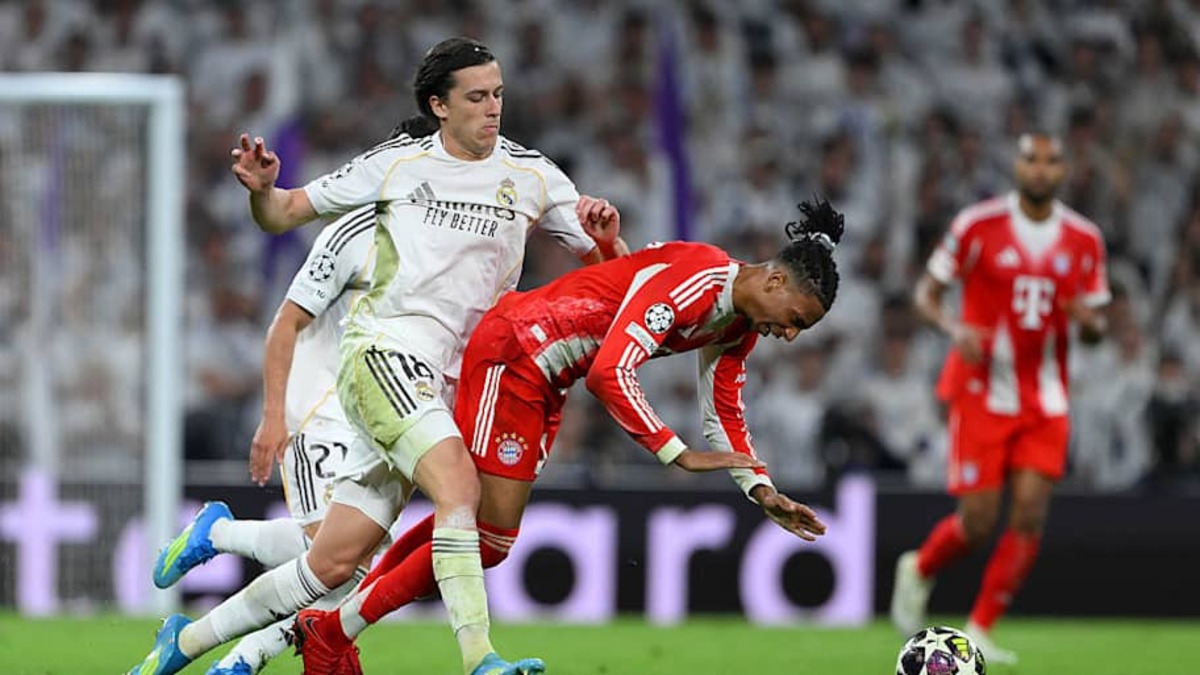  Álvaro Carreras struggled in big moments for Madrid. | David Ramos - UEFA/UEFA via Getty Images 