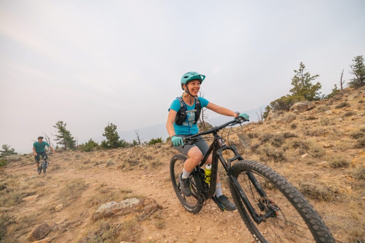  Spend some of your outdoor time on trails in and around Cody. Photo credit: Cody Yellowstone 