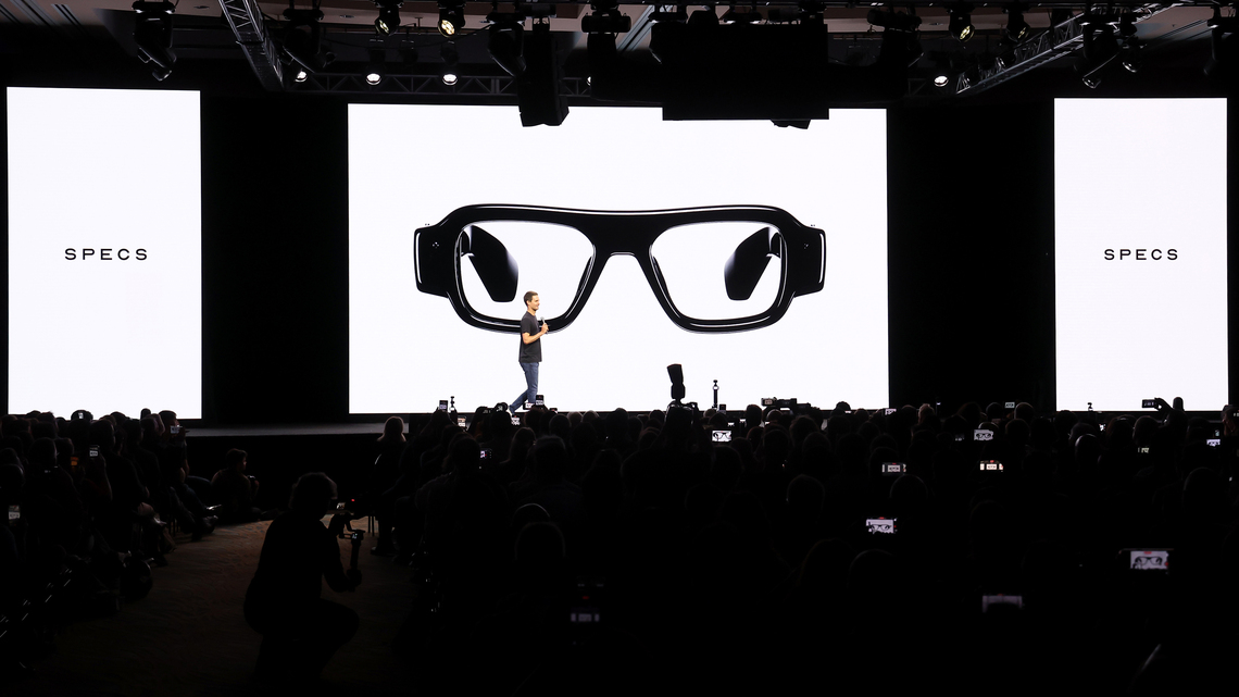 Snap unveils its $2,195 augmented reality glasses as rivalry with Meta heats up 