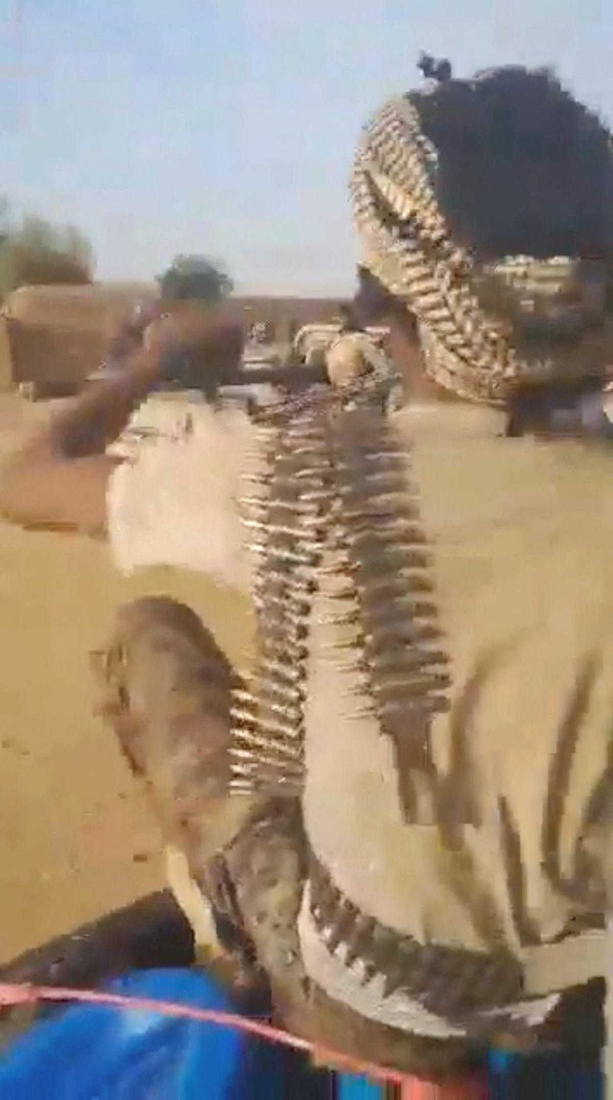 Militants chant "God is Great" as they ride in vehicles in Anefis, Mali, as gunshots ring out Anefis, Mali, July 4, 2026 in this screengrab taken from a social media video. SOCIAL MEDIA/via REUTERS