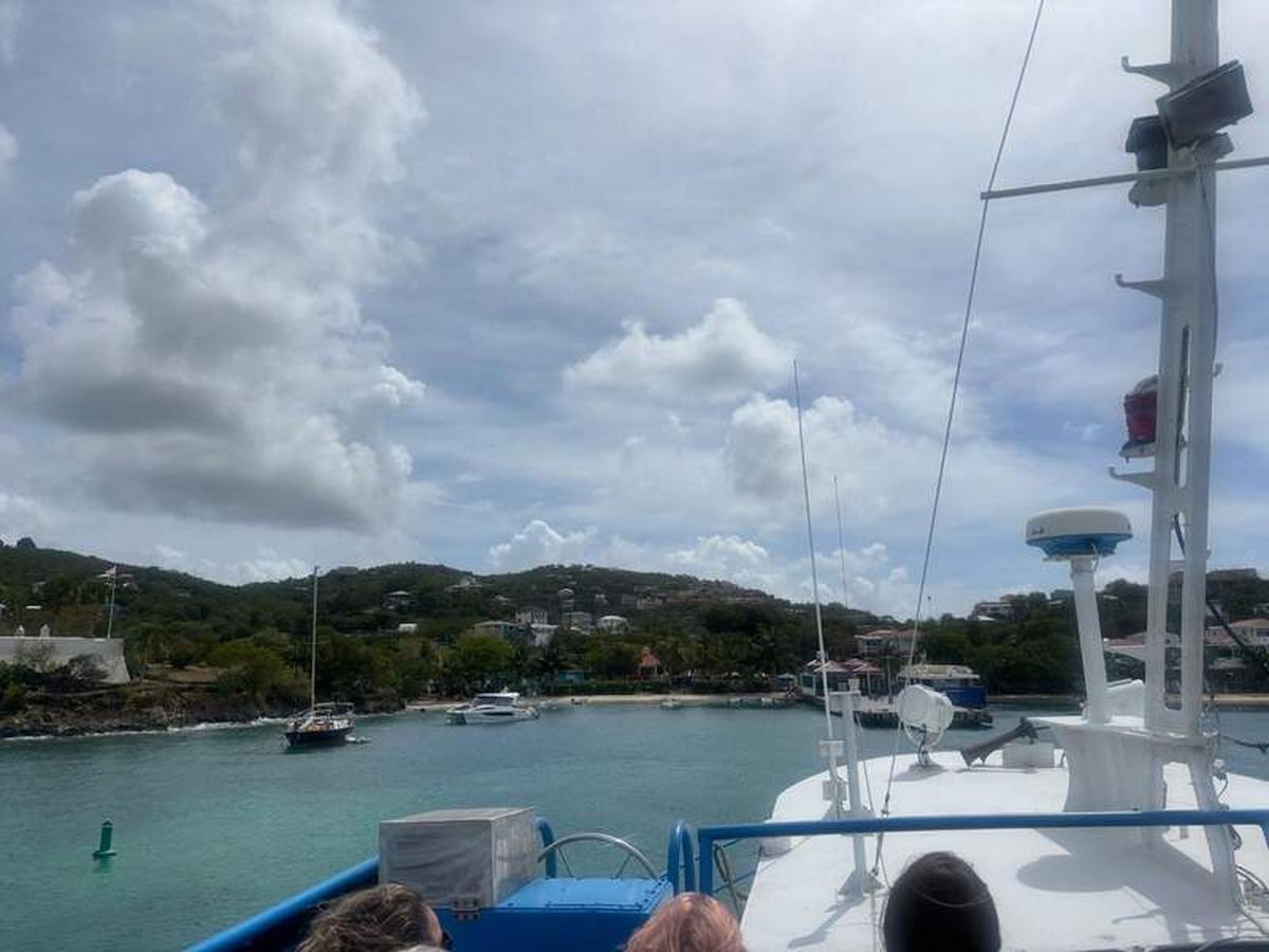  The only way to get to St. John is by boat. Photo credit: Judy Antell 