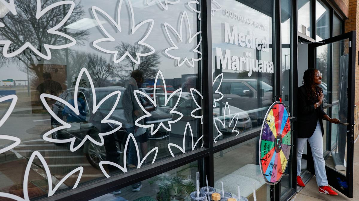 Goodblend medical marijuana dispensary began filling prescriptions during the same visit for the first time on Feb. 13, 2026, in Plano, Texas. (Elias Valverde II/The Dallas Morning News/TNS)