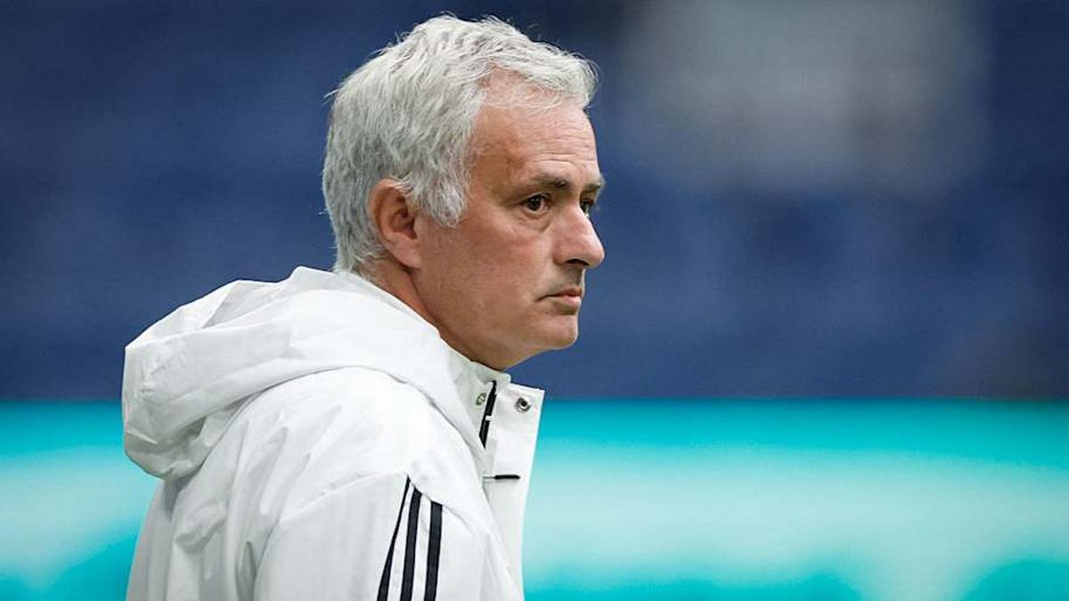  José Mourinho is under contract at Benfica until 2027. | Oscar DEL POZO/AFP/Getty Images 