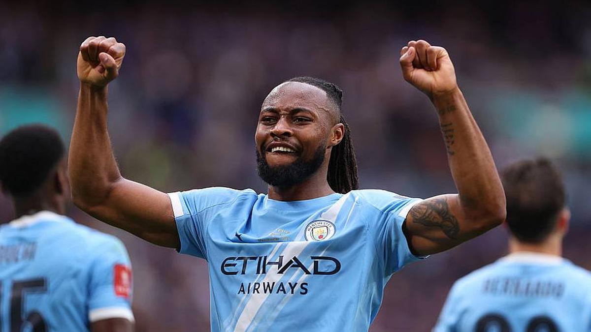  Antoine Semenyo kept City very much in the title race. | Catherine Ivill/AMA/Getty Images 