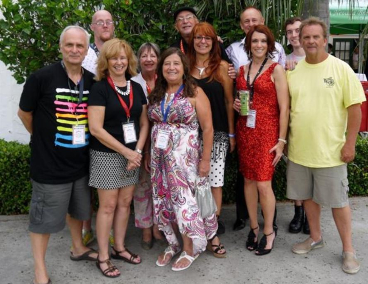 Linda Moore and Lee Olsen were among the volunteers who worked together on the One Pulse Extravaganza in support of Pulse employees who have been out of work since the tragedy, taken on Aug. 17, 2016, in Vero Beach, Fla.