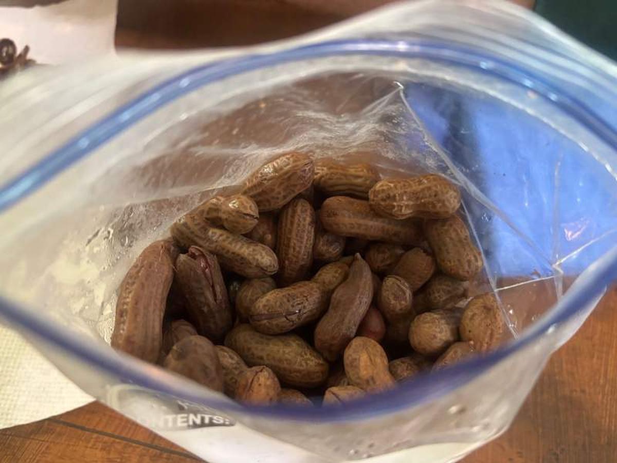  A Southern specialty, boiled peanuts. Photo credit: Judy Antell 