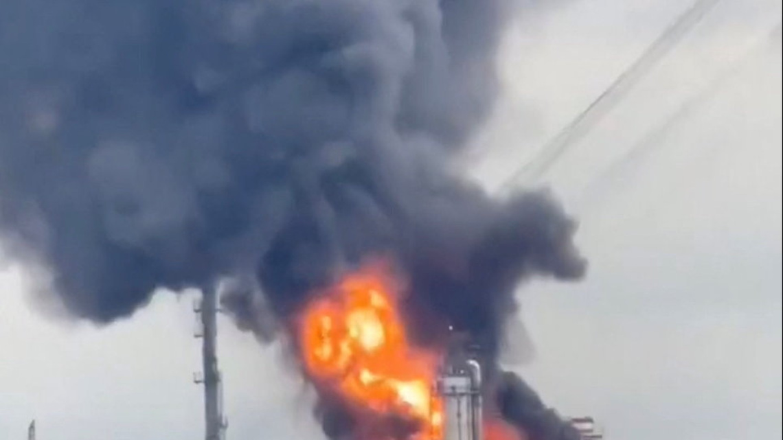 Ukrainian drone strike halts operations at Moscow oil refinery, sources say 