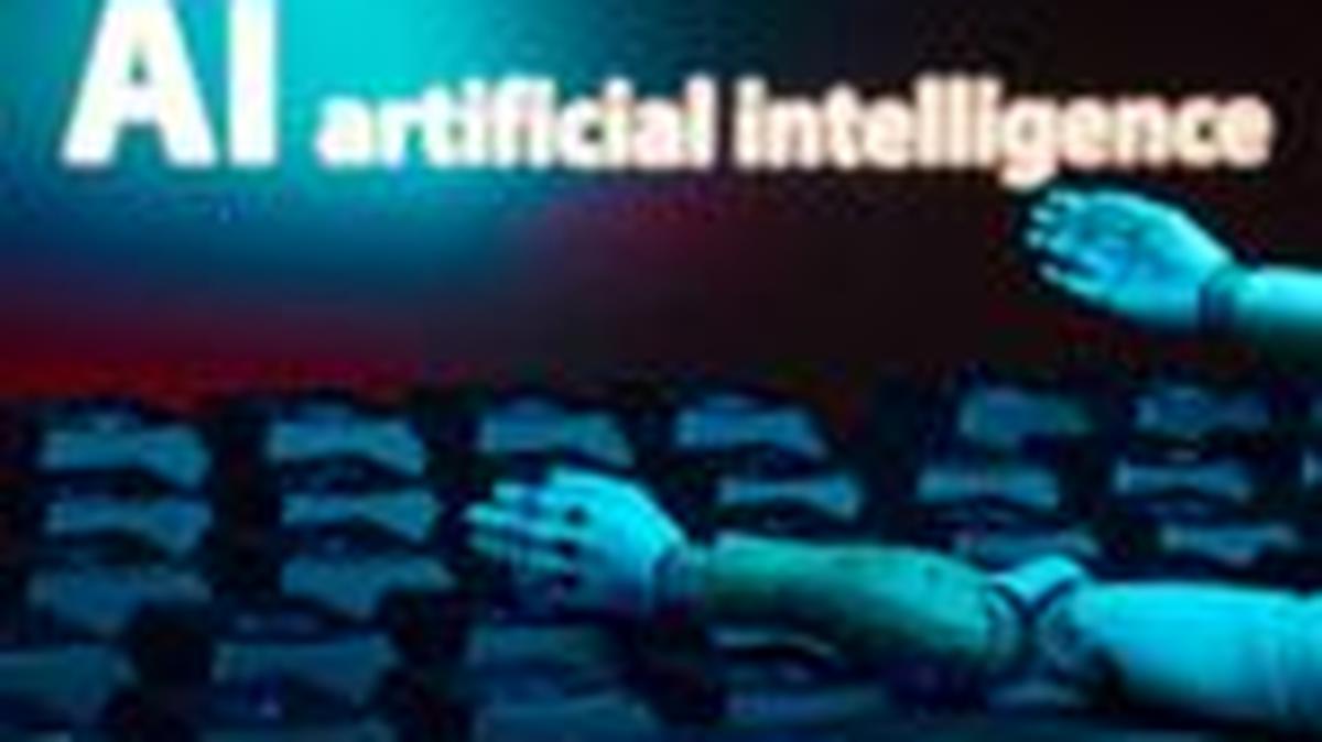 FILE PHOTO: A message reading "AI artificial intelligence," a keyboard and robot hands are seen in this illustration created on January 27, 2025. REUTERS/Dado Ruvic/Illustration//File Photo
