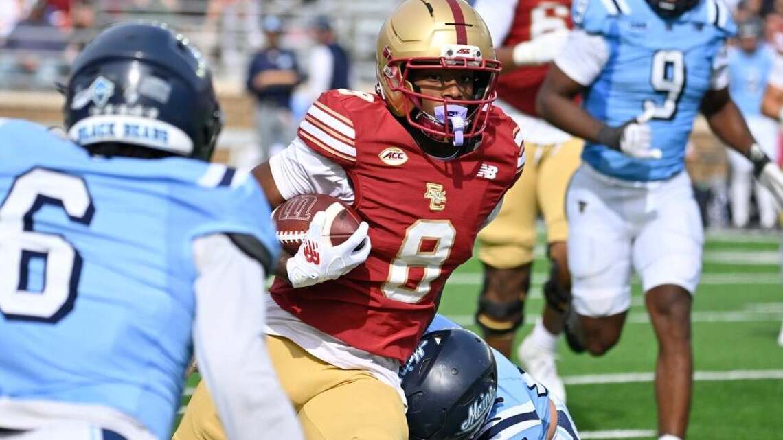 Boston College starts fast, holds on against Maine 