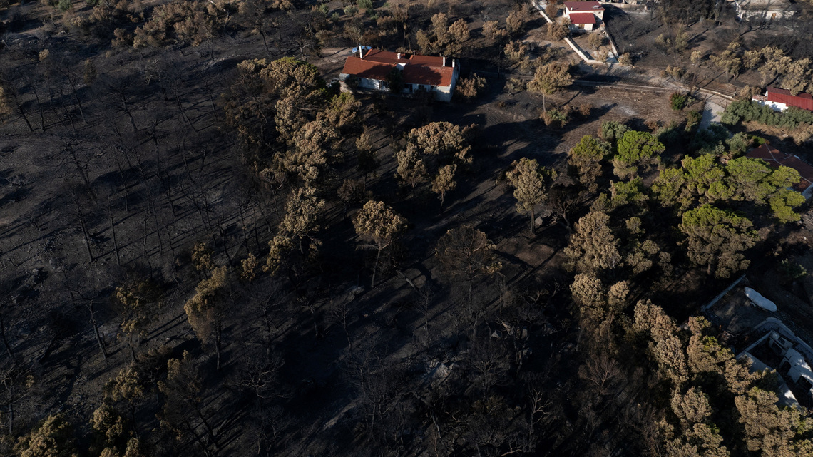 Tourists flee as Greek wildfire hits resort; Croatia also fights blaze 