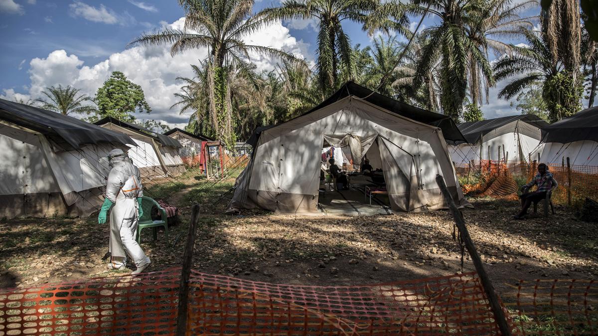 An Ebola treatment center in Mangima, Democratic Republic of the Congo, May 9, 2019. Africa's leading public health authority said on May 15, 2026 that there was an outbreak of the Ebola virus in the Democratic Republic of Congo's Ituri province, with dozens of deaths and hundreds of infections suspected.