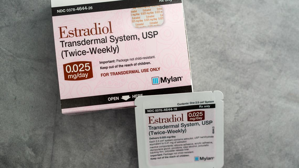 Estradiol, a form of estrogen that is used to treat menopause symptoms. (Dreamstime/TNS)