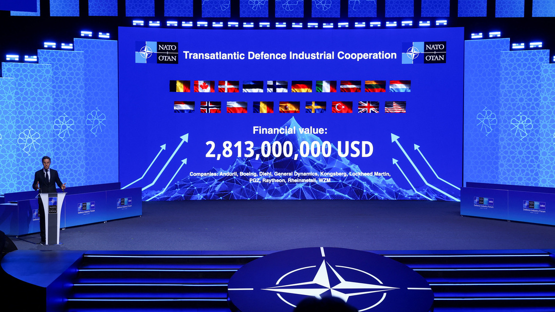 NATO showcases big arms deals in Ankara before summit with Trump