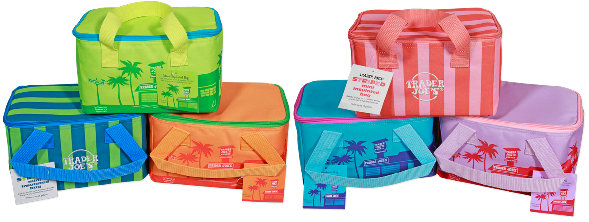  Trader Joe’s new limited edition tote bags. 