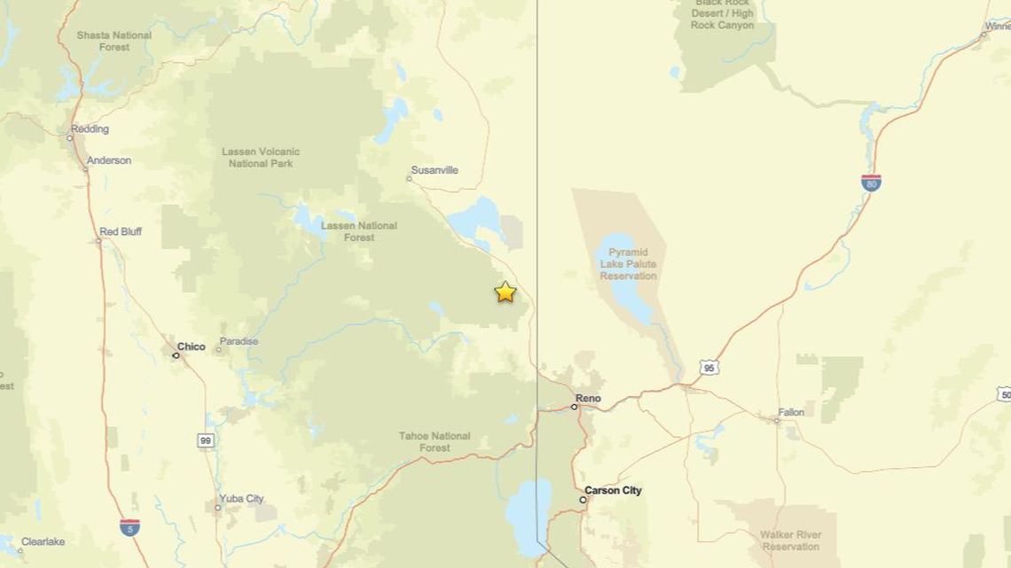 May 30: Earthquake measuring 2.2 shakes region near Chilcoot-Vinton, CA 