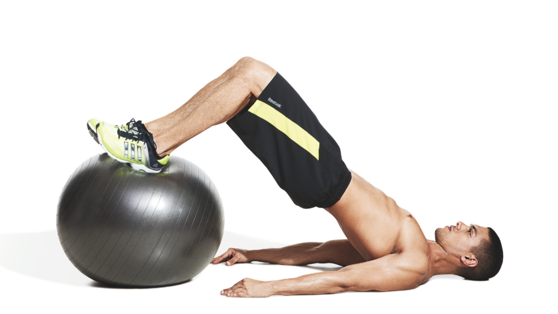 The No-Barbell Hamstring Move You Can Do With Just a Swiss Ball 