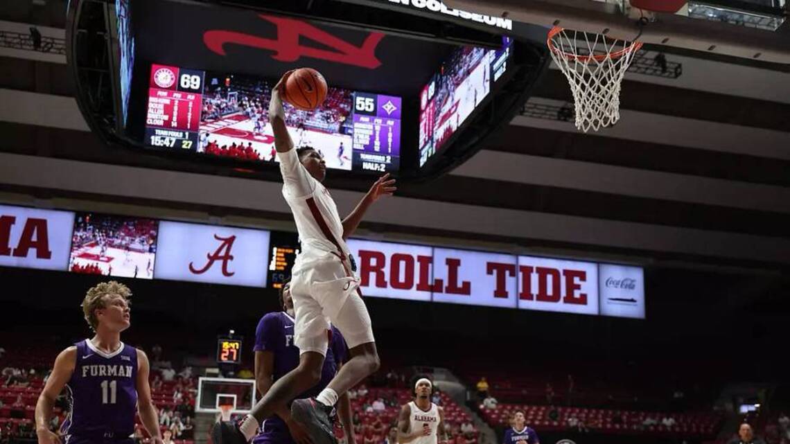 Three Alabama Freshmen Produce 'A Lot of Good Moments' in Preseason Win Over Furman