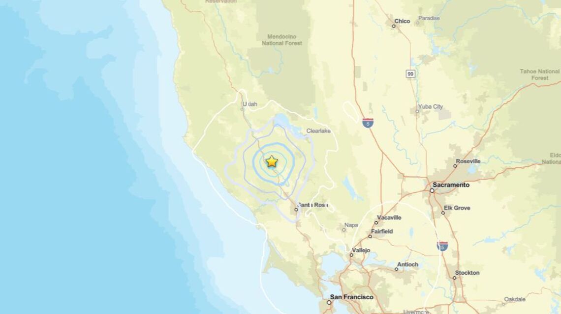 Update: Earthquake measuring 3.6 shakes area near Cloverdale, CA on June 2 