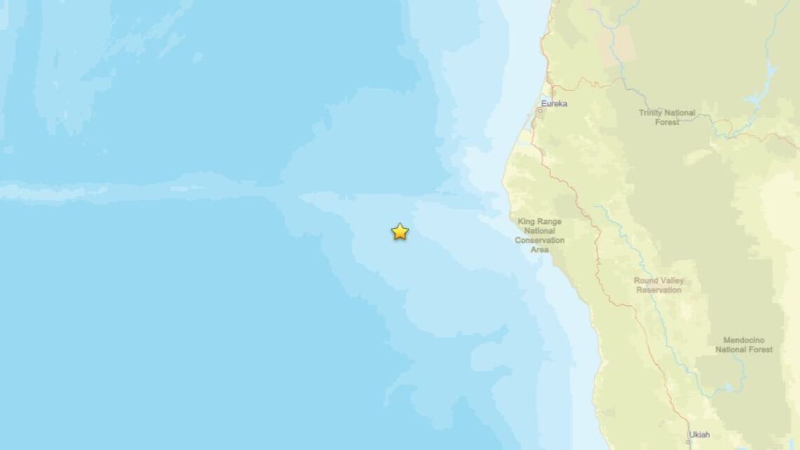 Update: Earthquake measuring 2.7 shakes area close to Petrolia, CA on Aug. 21 