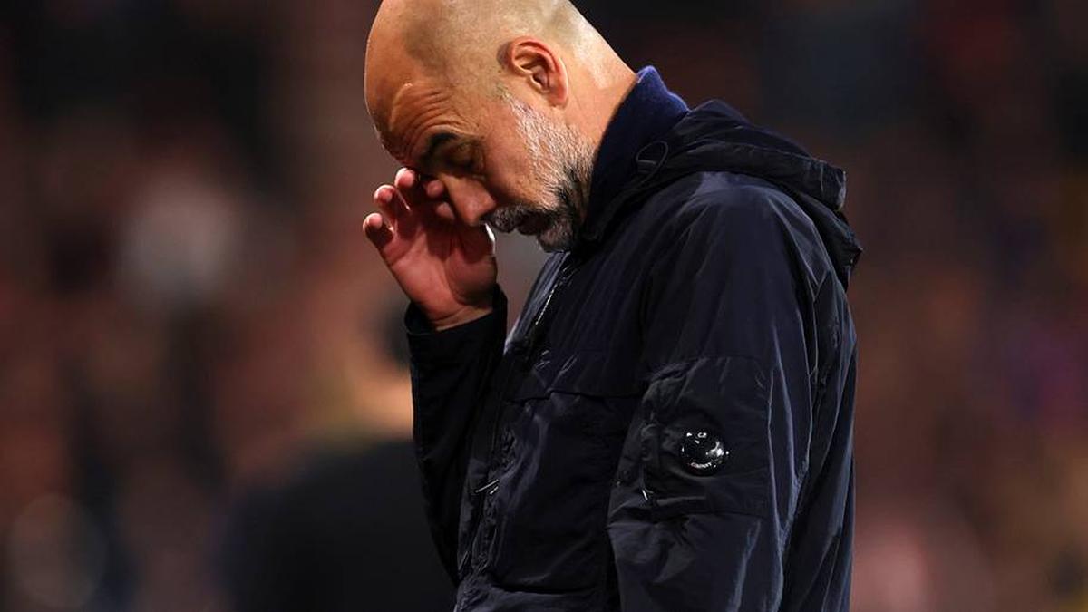  Guardiola will leave before a verdict is reached. | Catherine Ivill/AMA/Getty Images 