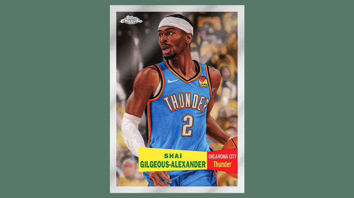  Shai Gilgeous-Alexander rookie and chrome parallels could experience sustained demand during competitive MVP race speculation. Topps