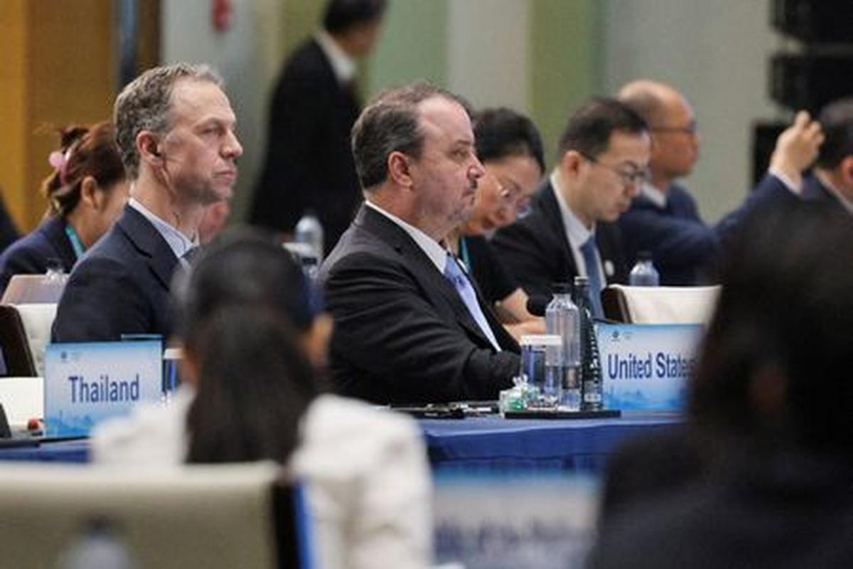 Rick Switzer, deputy U.S. trade representative attends the APEC China 2026 Ministers Responsible for Trade (MRT) meeting in Suzhou, Jiangsu Province, China, May 22, 2026.  REUTERS/Nicoco Chan