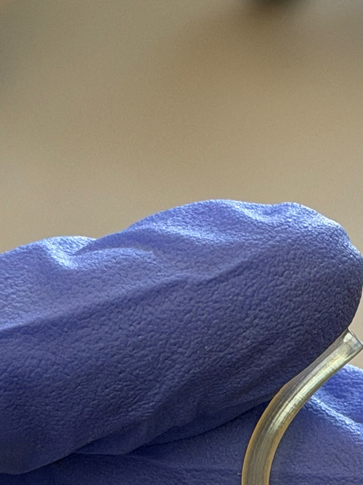 A nerve repair implant bioprinted by Auxilium Biotechnologies aboard the International Space Station, where the company successfully printed both medical implants and perfusable vasculature during a single mission, in this undated handout image. Picture taken with a mobile phone. Auxilium Biotechnologies/Handout via REUTER