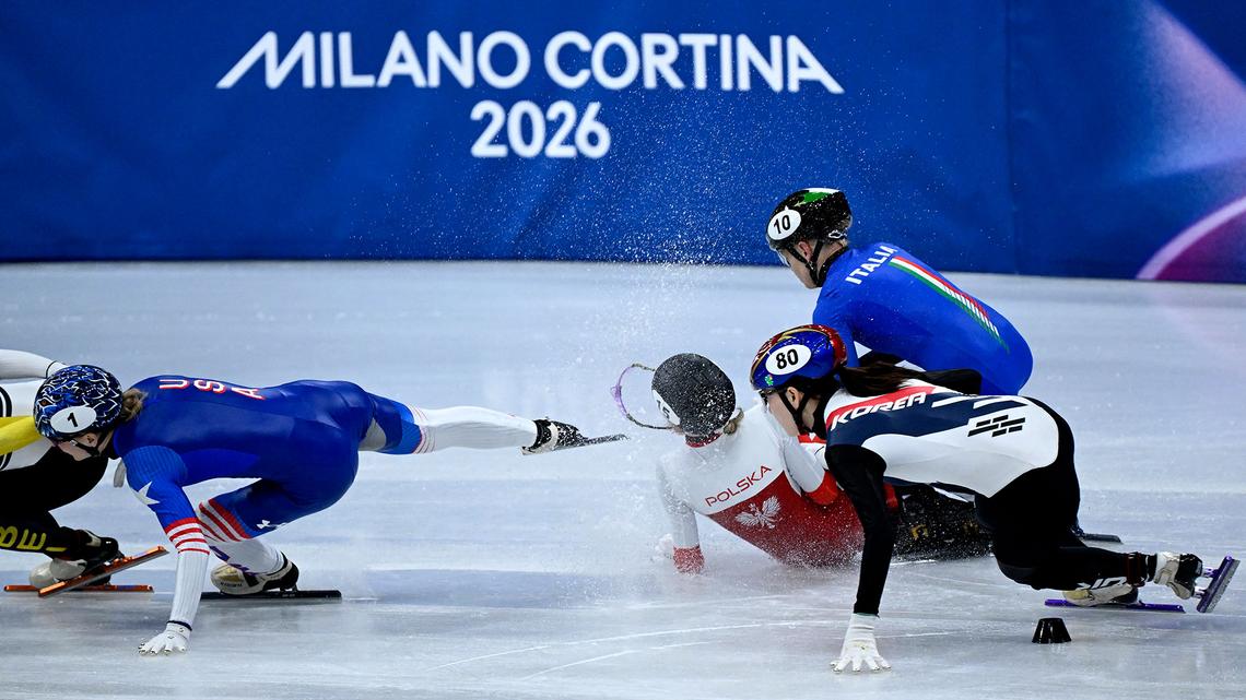 Olympic Speed Skater Cut in Face by Skate in Gnarly Scene at 2026 Games 