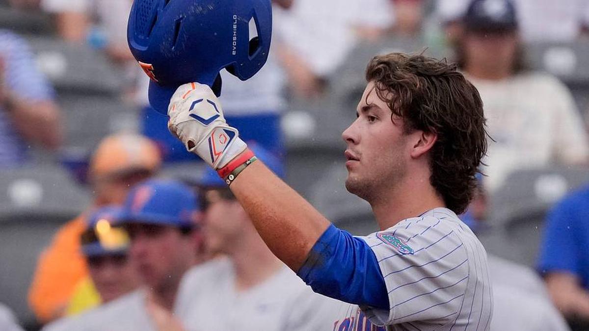  Florida's Brendan Lawson has hit five home runs in his last nine games. | Gary Cosby Jr.-Tuscaloosa News / USA TODAY NETWORK via Imagn Images 