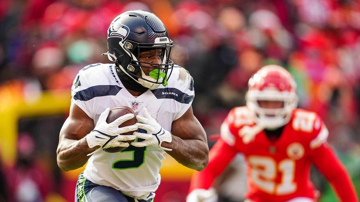  Kenneth Walker III joins the Chiefs, who haven't had a 1,000-yard rusher since Patrick Mahomes became the starting quarterback in 2018. | Jay Biggerstaff-Imagn Images 