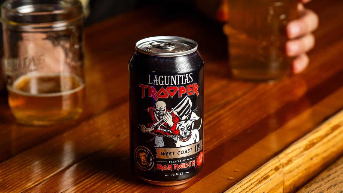 Iron Maiden Teams Up With Lagunitas for a New IPA to Celebrate the Band's 50th Anniversary 